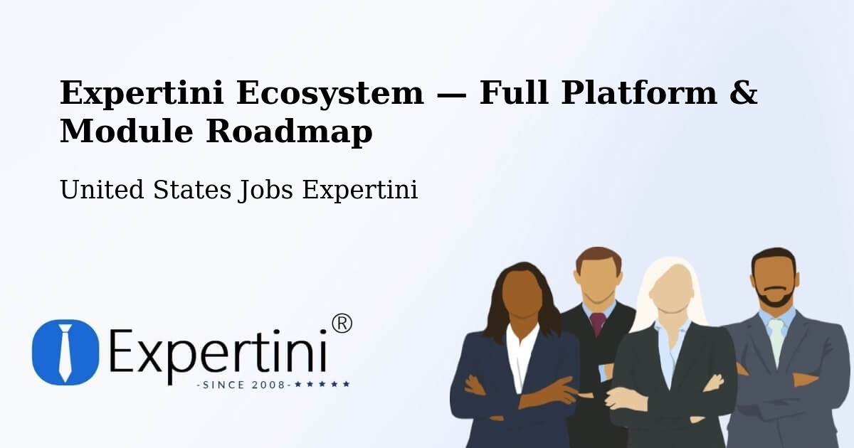 Expertini Ecosystem — Full Platform & Module Roadmap – Clovis