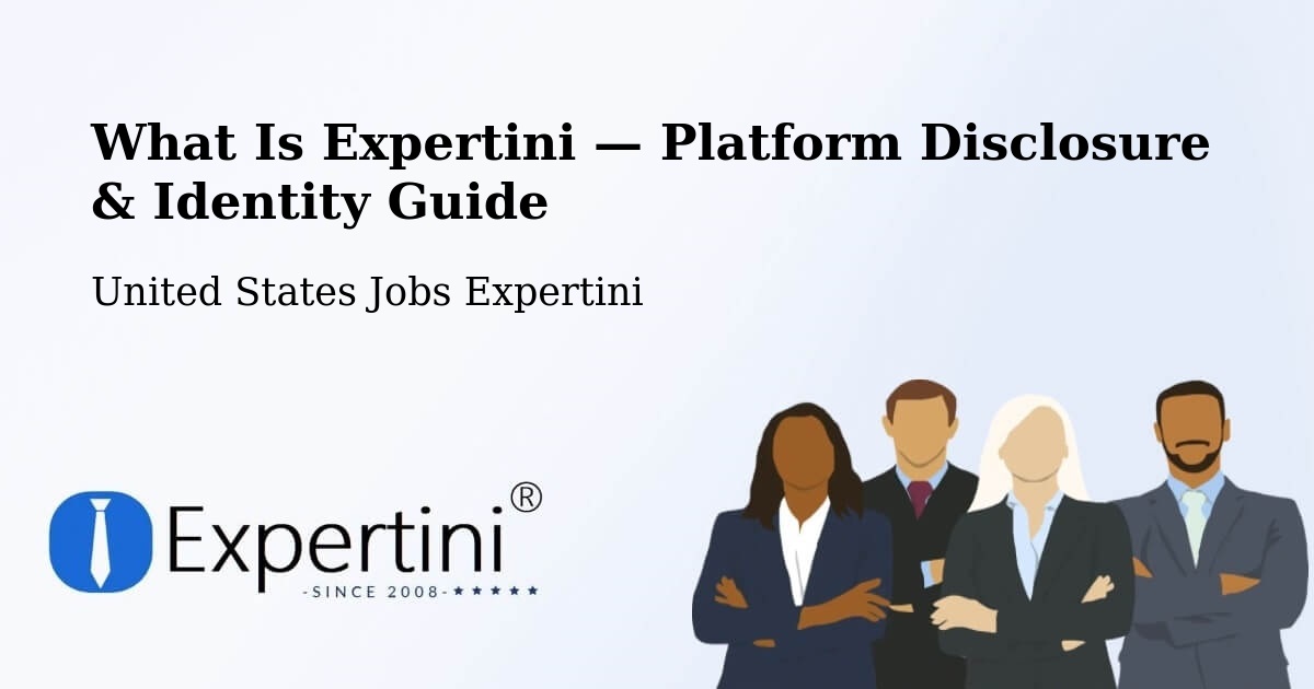 What Is Expertini — Platform Disclosure & Identity Guide – Clovis
